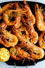 Garlic and Herb Grilled Prawns with  Taralinga Extra Virgin Olive Oil