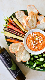 Roasted Capsicum Feta Dip